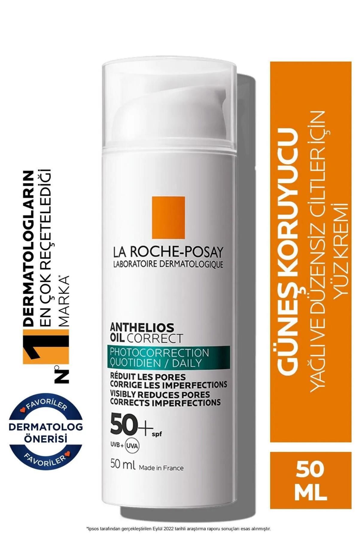 Anthelios Oil Correct Spf 50 Yağlı Ve Akneye Eğilimli Ciltler Için Yüz Güneş Kremi