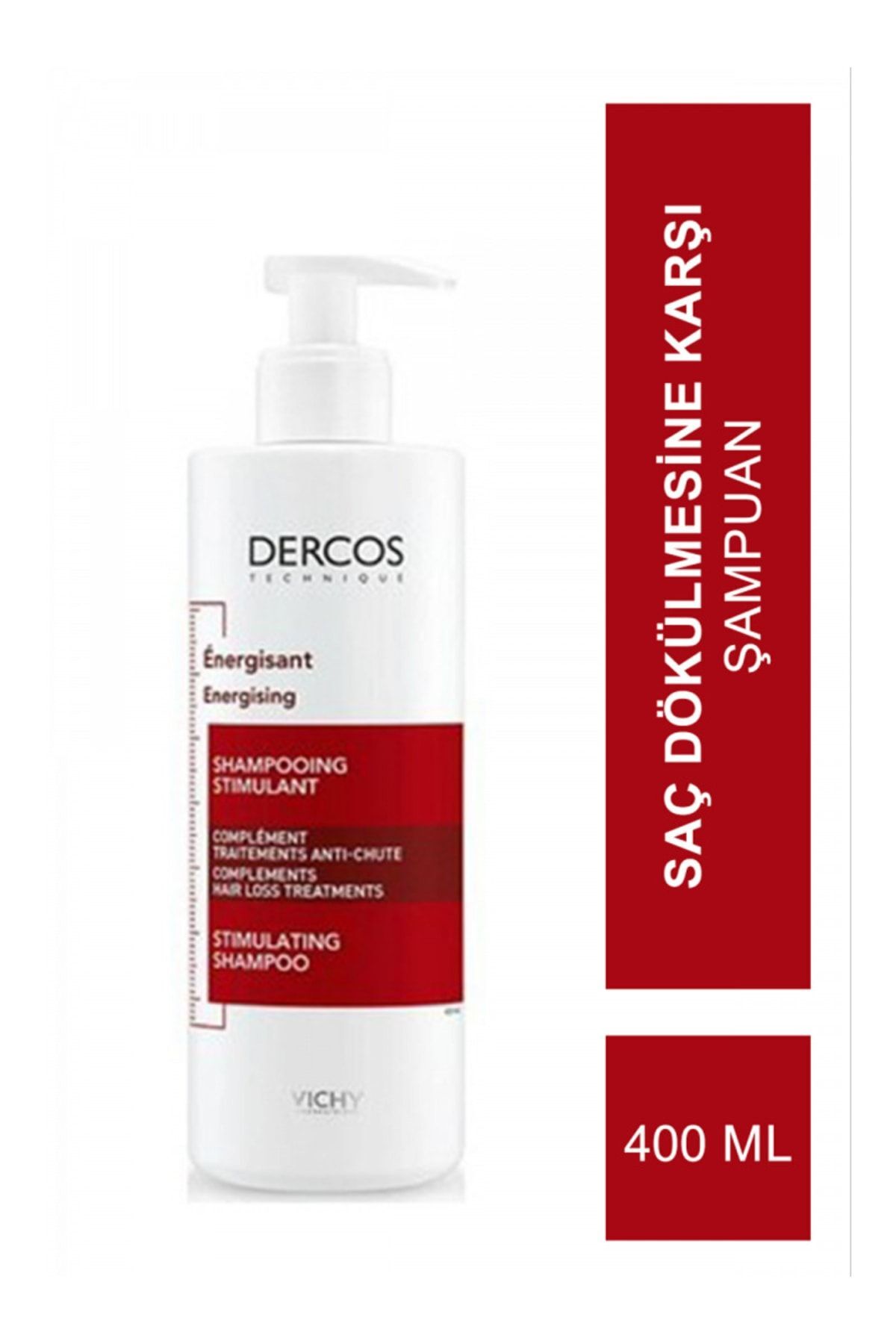 Dercos Energising B5 Ve B6 Vitaminlerini Içeren Saç Dökülmesine Karşı Şampuan 200 Ml