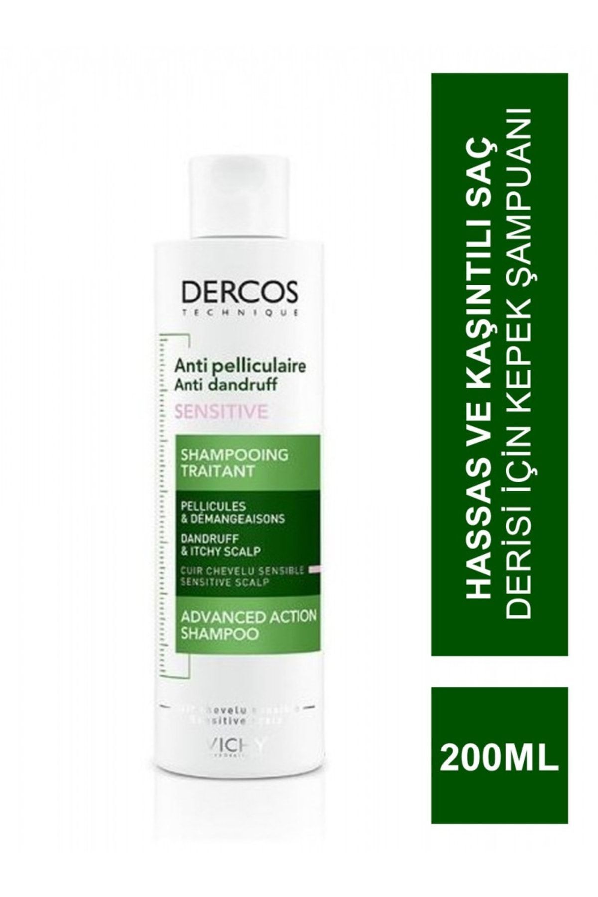 Dercos Anti-pell Kepek Şampuanı Hassas Ve Kaşıntılı Saç Derisi 200 ml