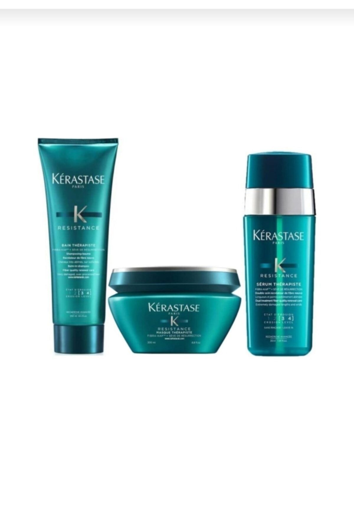 Resistance Therapiste Aşiri Yipranmis Saçlar Için Şampuan 250 ml Maske 200 ml Serum 30 ml