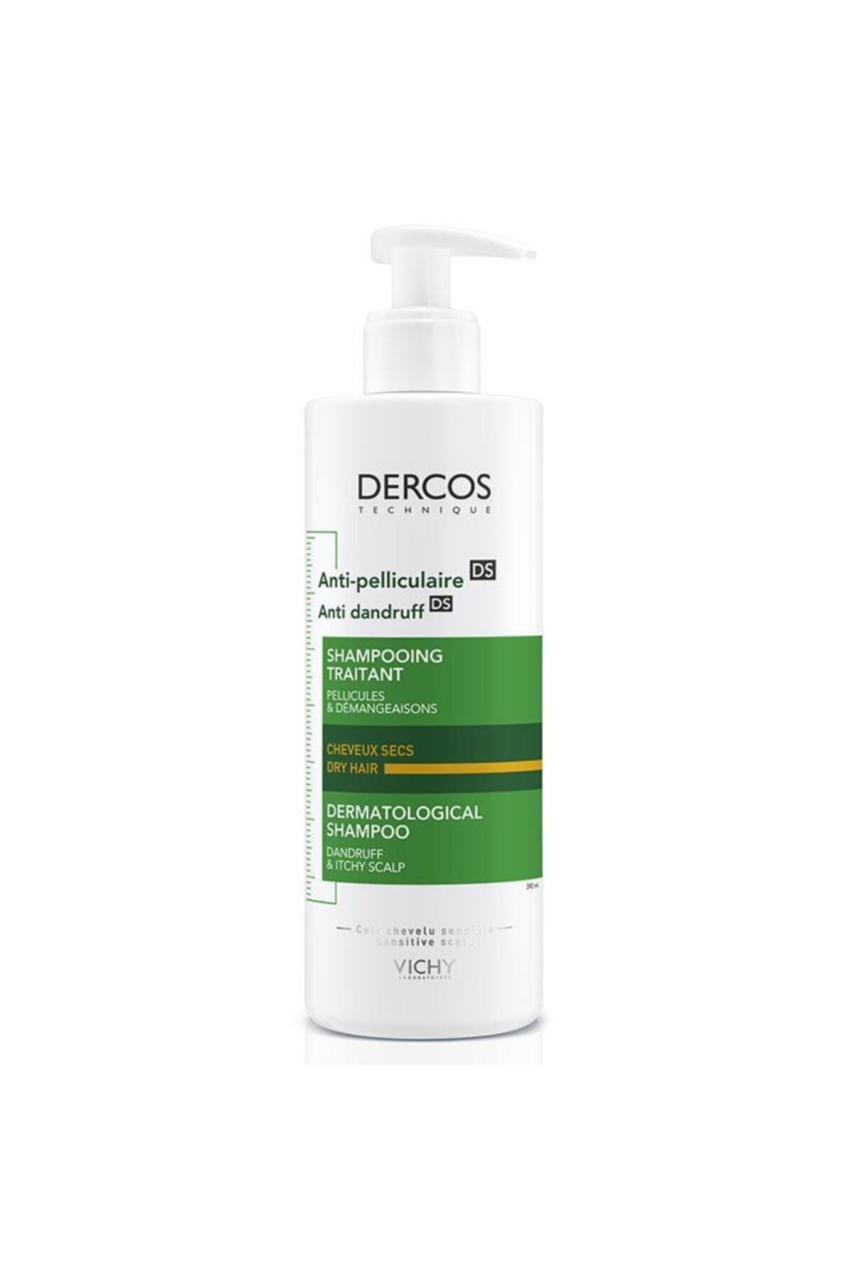 Dercos Anti Dandruff Kuru Saçlar Için Kepek Karşıtı Şampuan 390 Ml