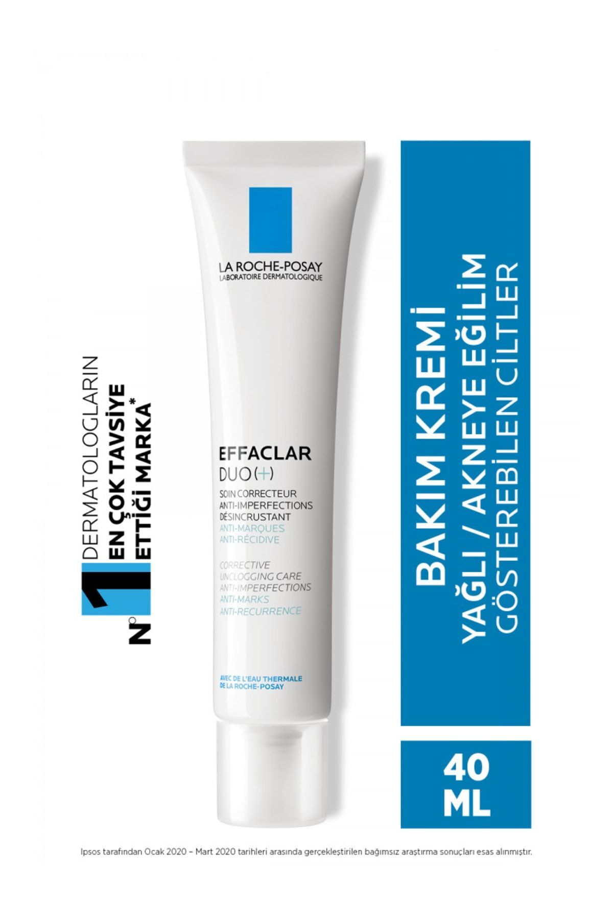 Effaclar Duo + Yağlı Ve Düzensiz Ciltler Için Nemlendirici Ve Dengeleyici Yüz Kremi 40 Ml