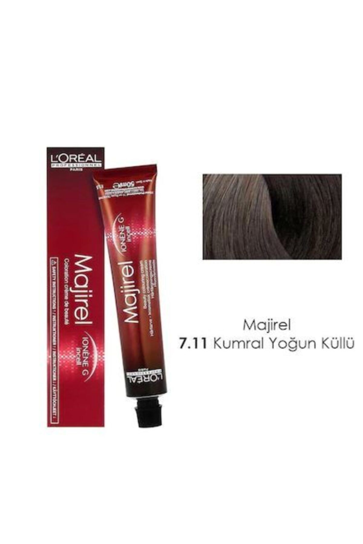 L'oreal Majirel 7.11 Kumral Yoğun Küllü 3474630666801