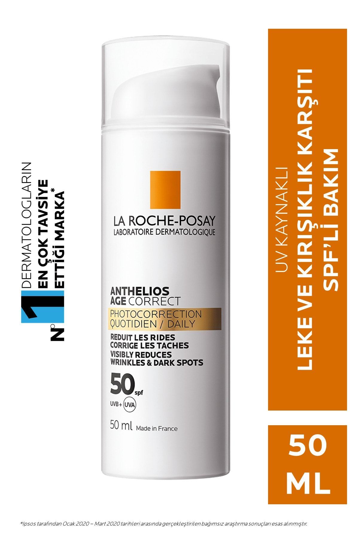 Anthelios Age Correct Light Cream Spf50 50 Ml