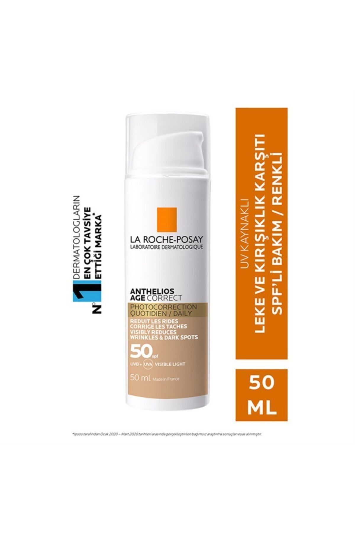 La Roche-posay Anthelios Age Correct Spf 50 50 Ml Güneş Kremi