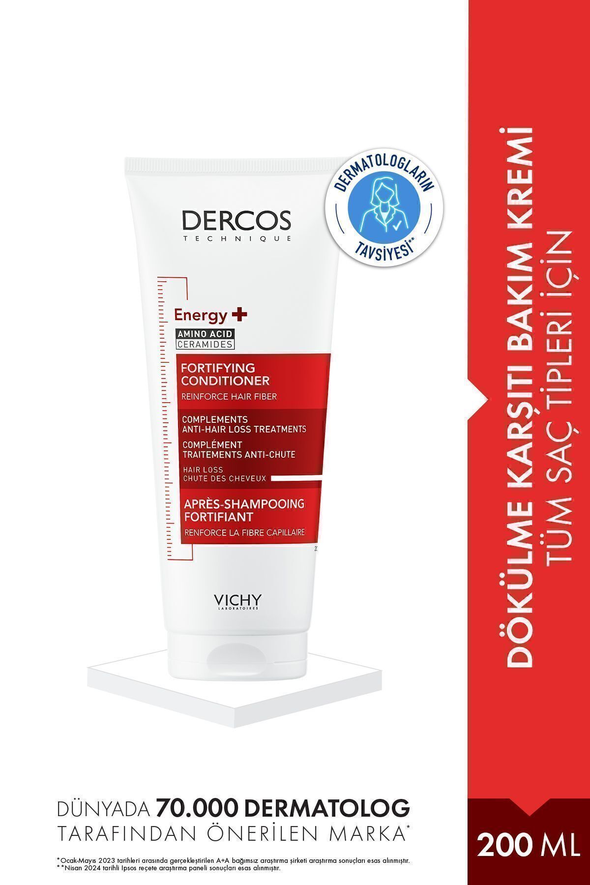 Dercos Dökülmelere Karşı Güçlendirici Saç Kremi 200 ml