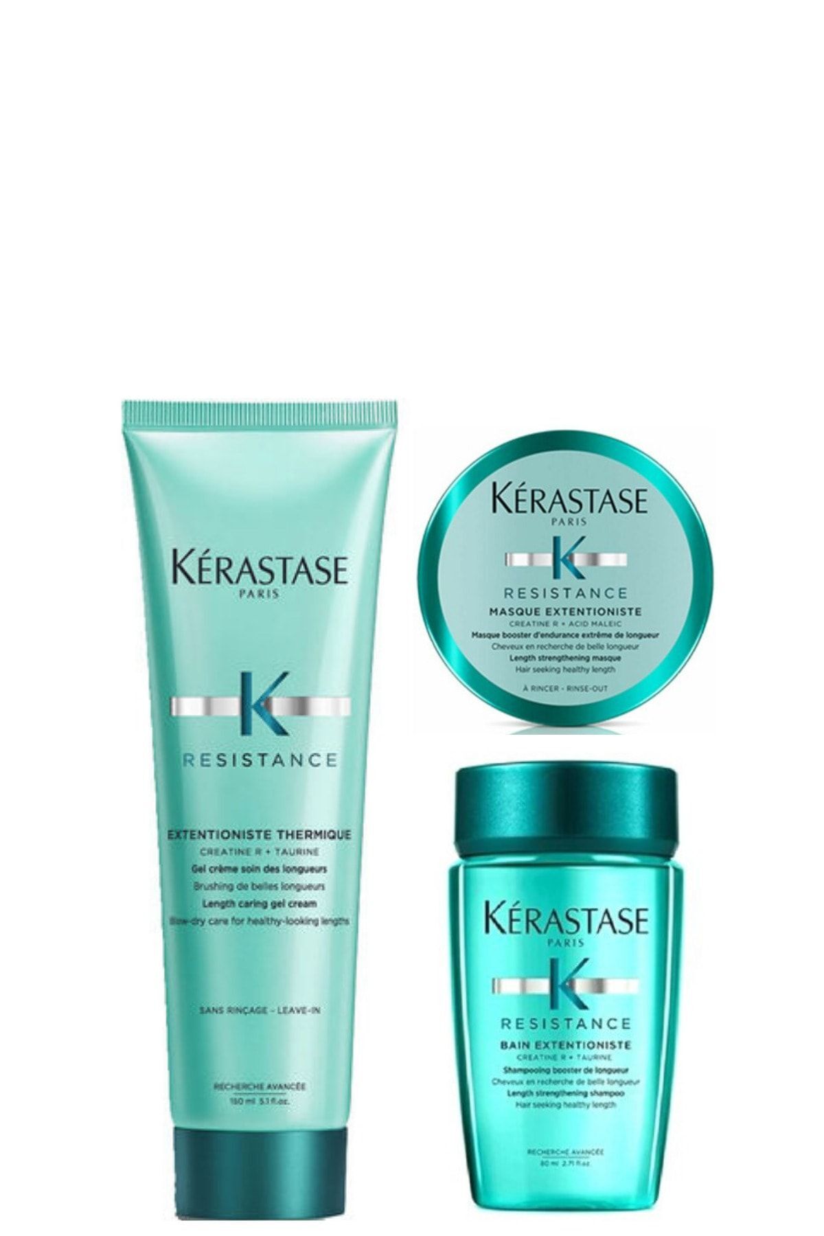 Resistance Extentioniste Thermique Krem 150ml + Extentioniste Şampuan 80ml +Extentioniste Maske 75ml