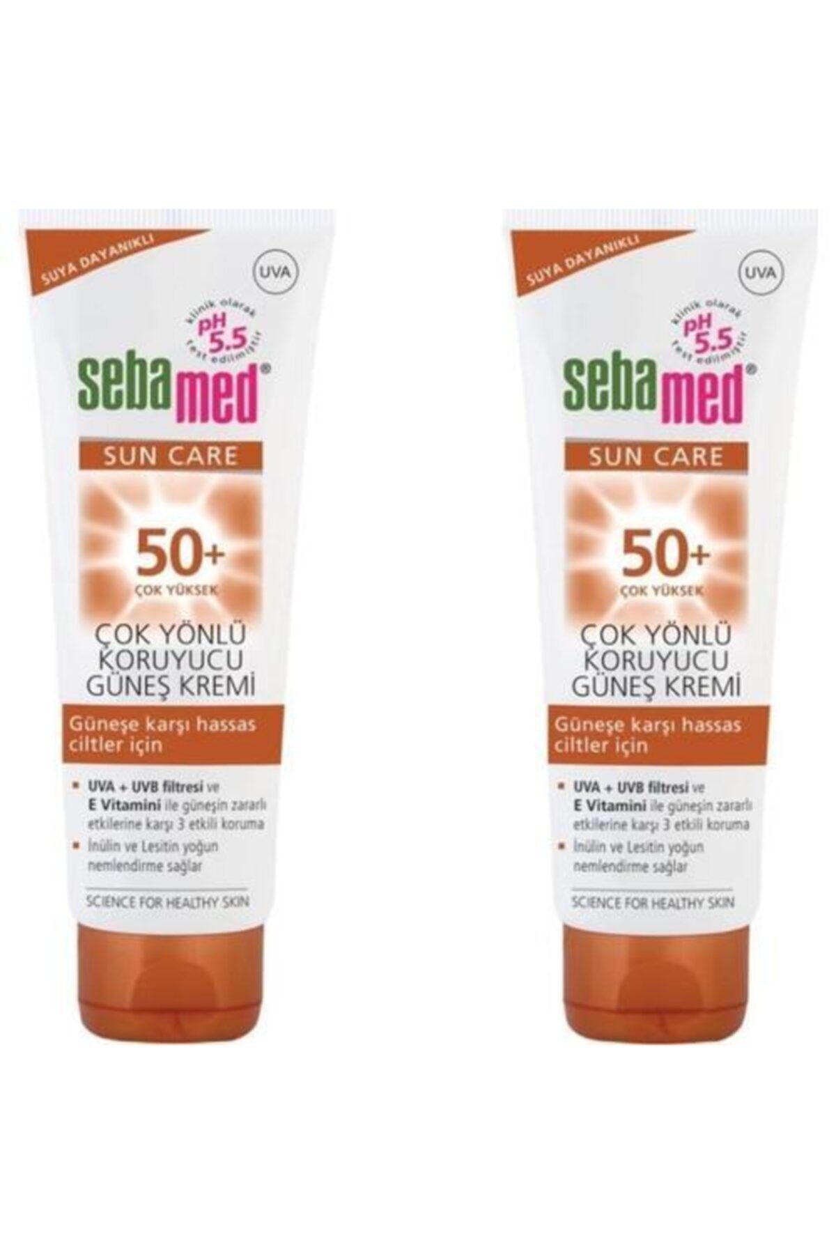 Çok Yönlü Koruyucu Güneş Kremi Spf 50 75 ml X2