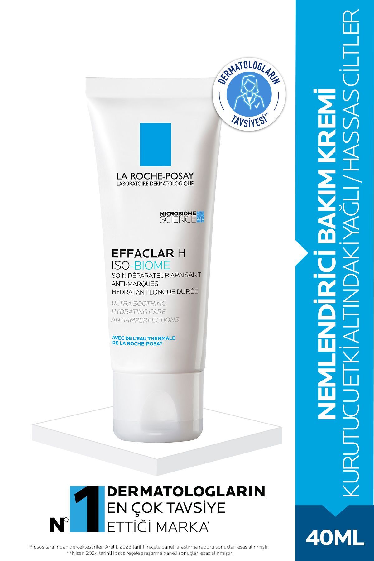 La Roche-posay Effaclar H Iso-biome Nemlendirici Krem 40 ml