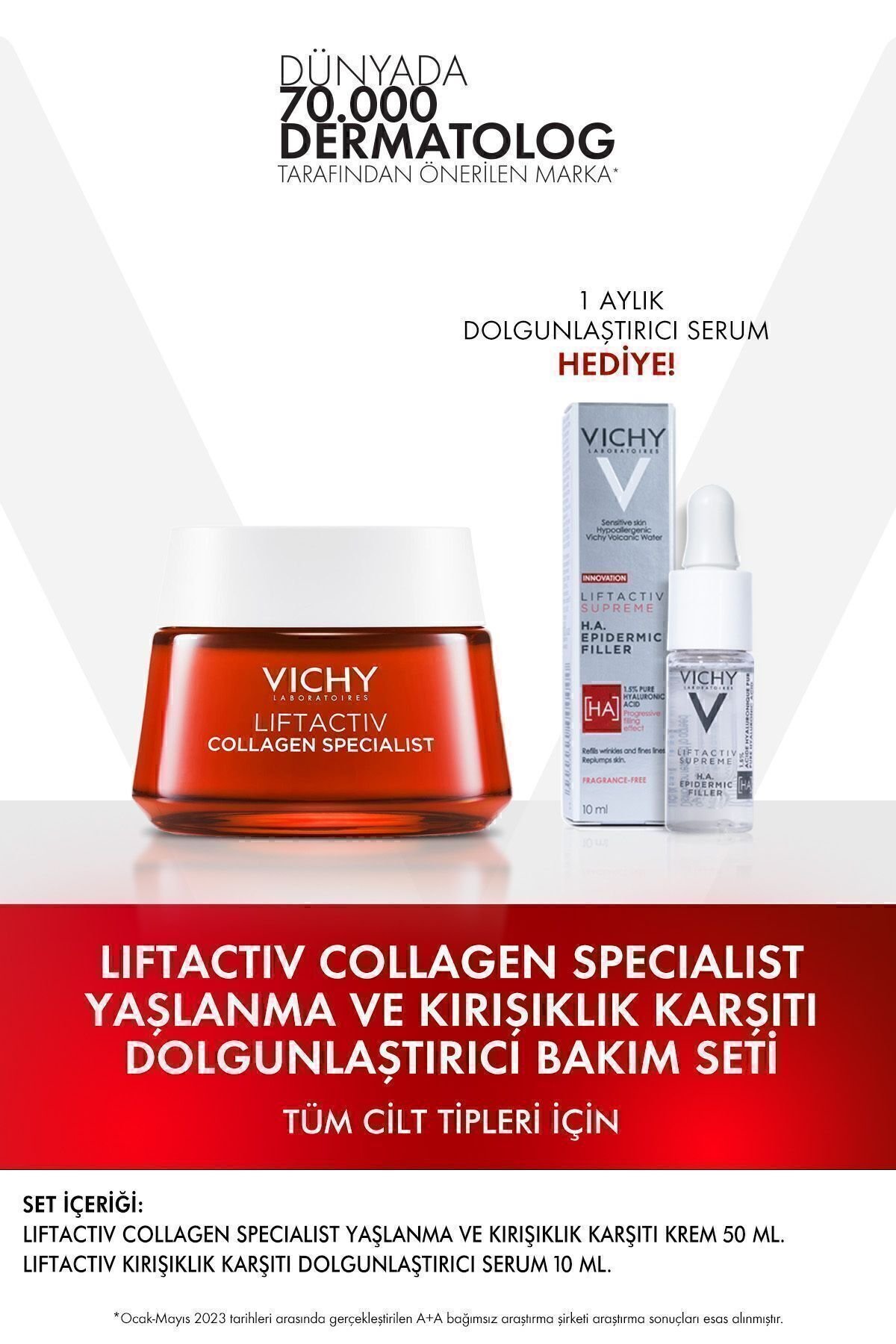 Lıftactıv Collagen Specıalıst Yaşlanma Ve Kırışıklık Karşıtı Dolgunlaştırıcı Bakım Seti