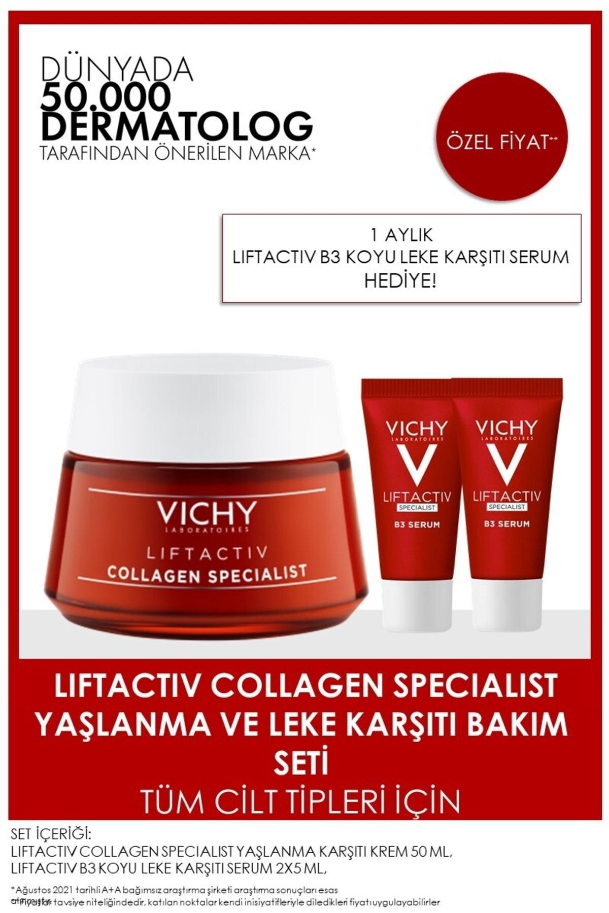 Lıftactıv Collagen Specıalıst Yaşlanma Ve Leke Karşıtı Bakım Seti