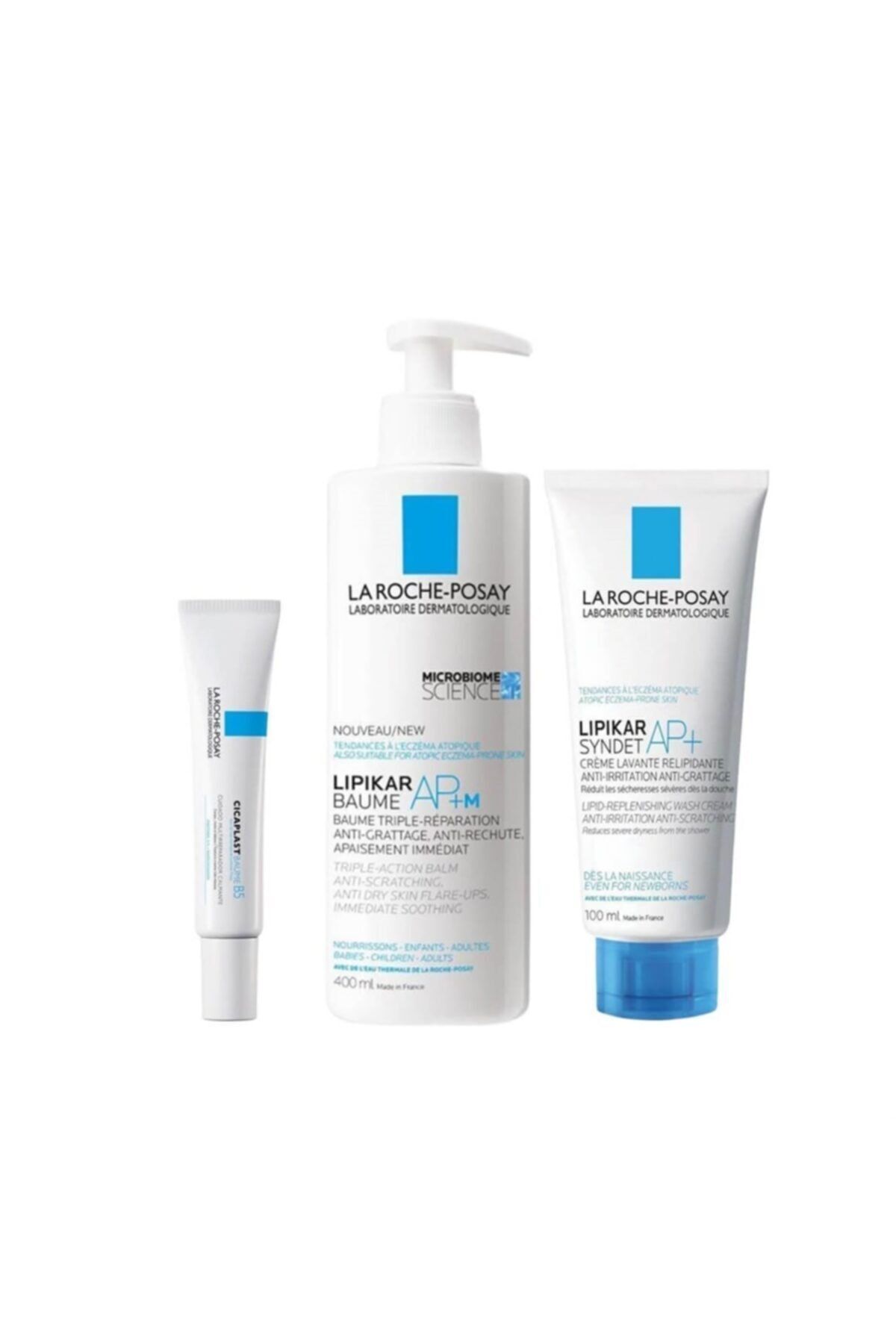 Lipikar Syndet Ap+ 100ml + Lipikar Baume Ap+m400 Ml + Cicaplast Baume B5 15ml Üçlü K