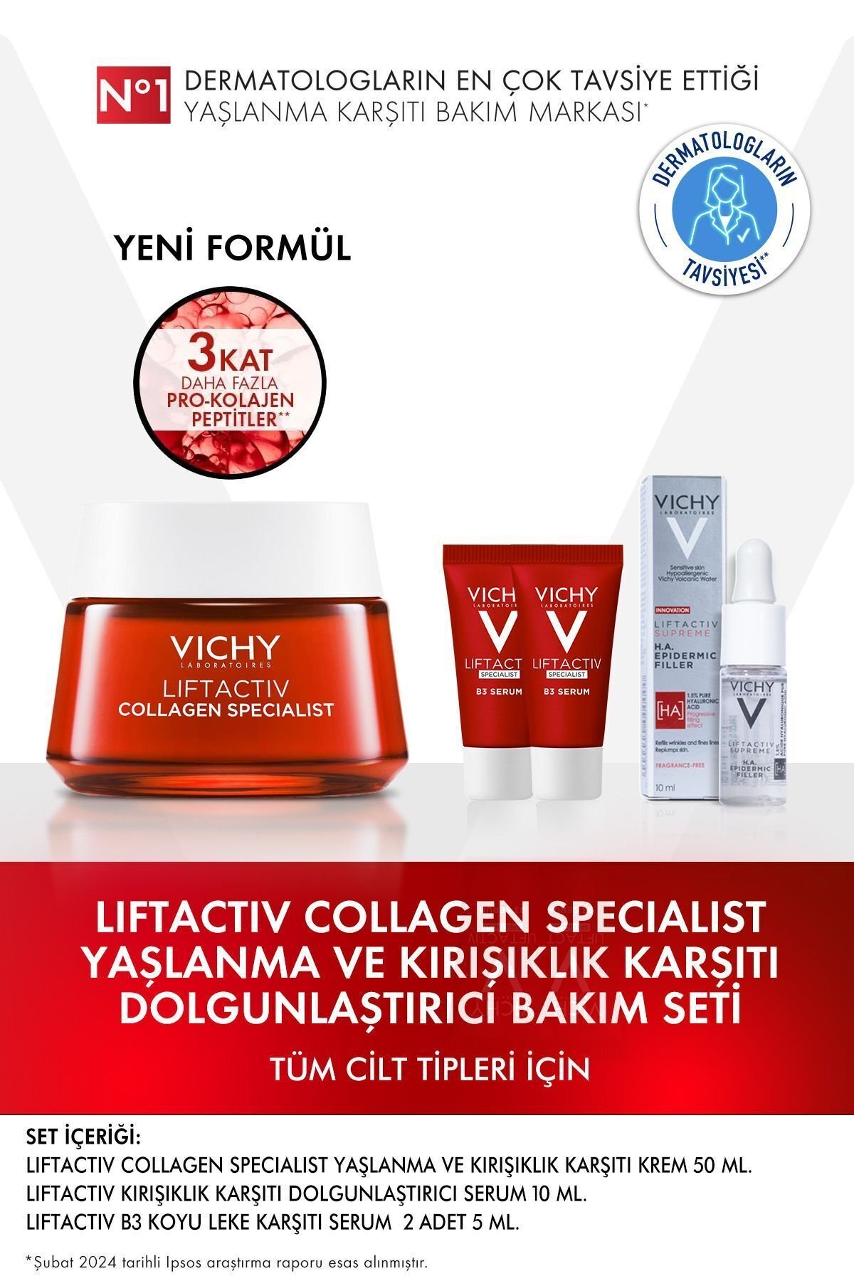 Liftactiv Collagen Specialist Kırışıklık Karşıtı Kolajen Seti