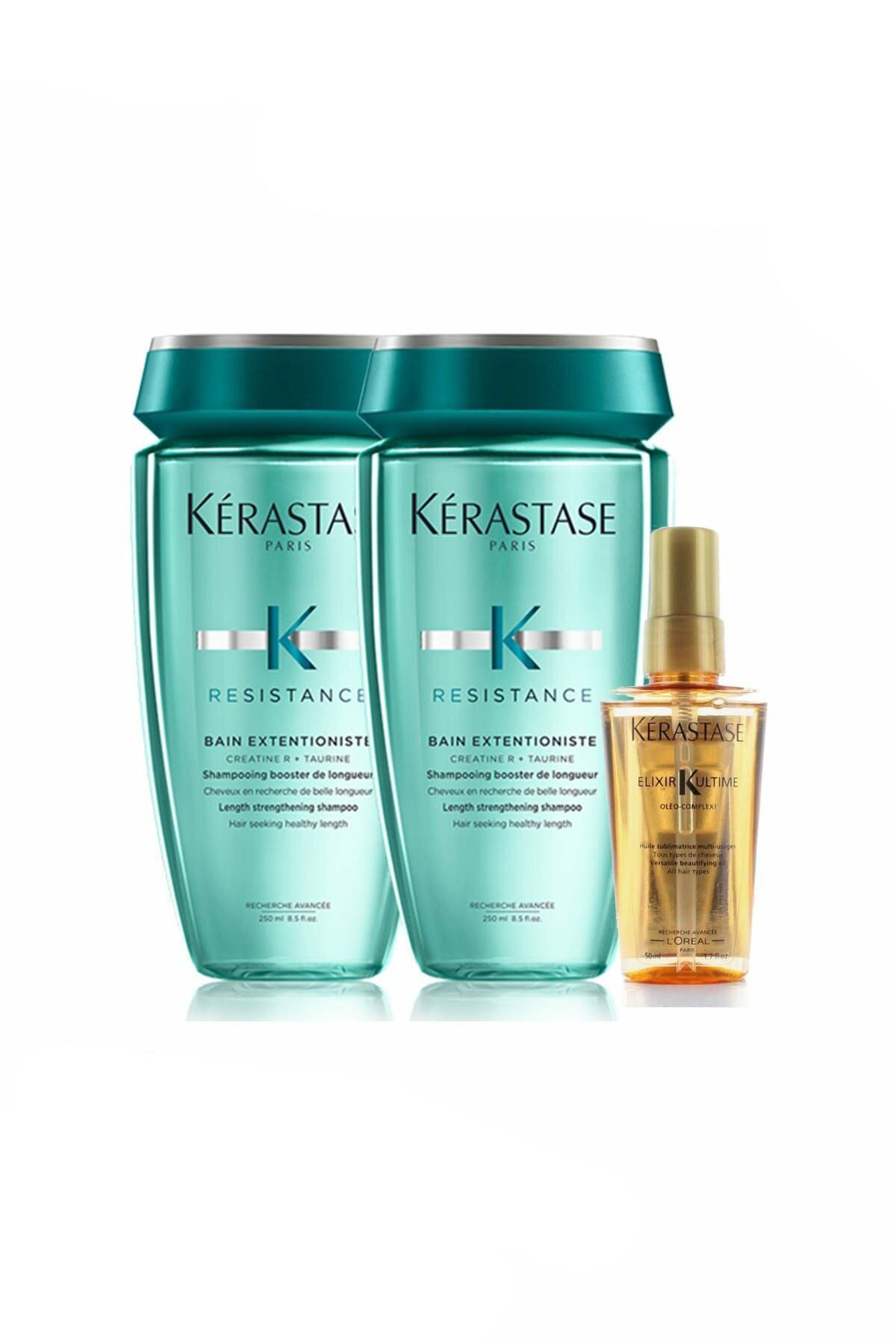 Extentioniste Canlancırıcı Şampuan 250 ml x 2 + Elixir Ultime Besleyici Yağ 50 ml 2840095040039