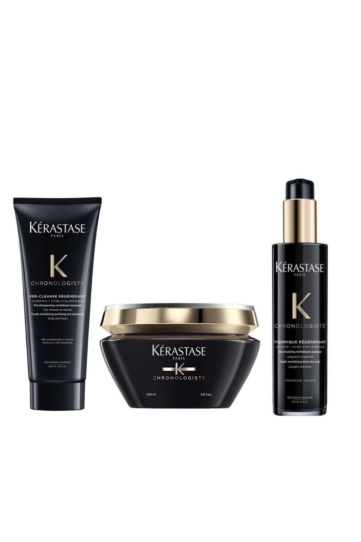 Chronologiste Havyar Özlü Set Pre-cleanse 200 ml + Maske 200 ml + Thermique Krem 150 ml