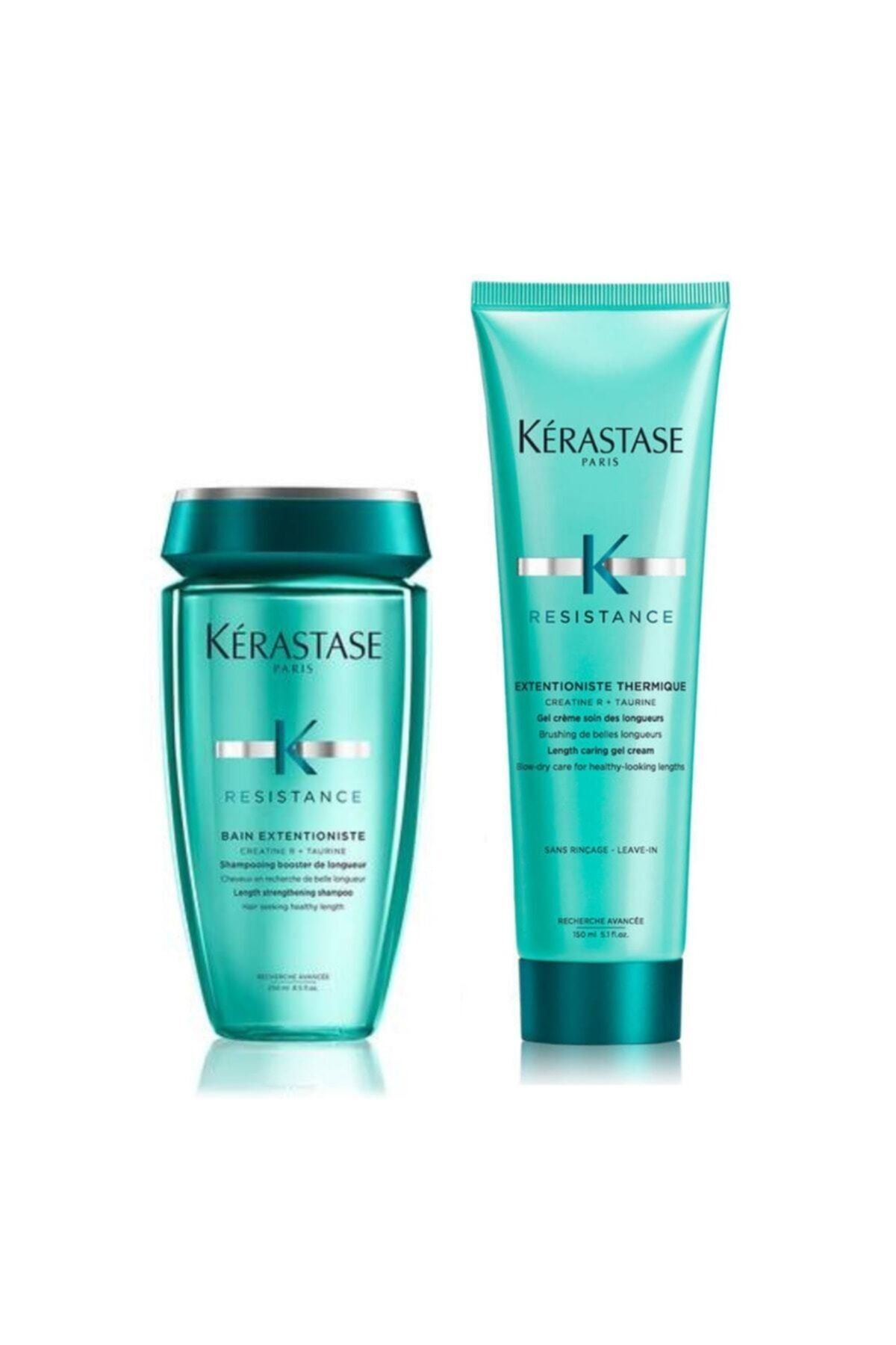 Resistance Bain Extentioniste Şampuan 250ml + Resistance Extentioniste Thermique Jel Krem 150ml