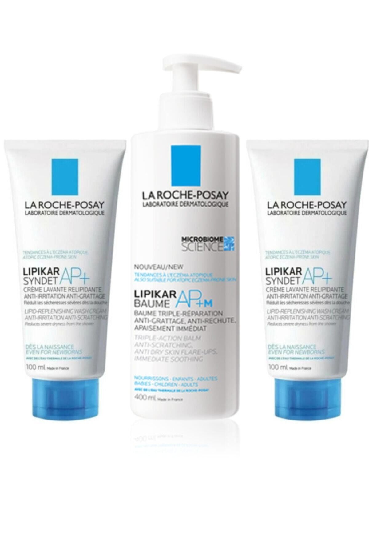 Unisex Lipikar Baume Ap+m Nemlendirici Balsam 400 ml + 2adet Lipikar Syndet Ap 100 ml