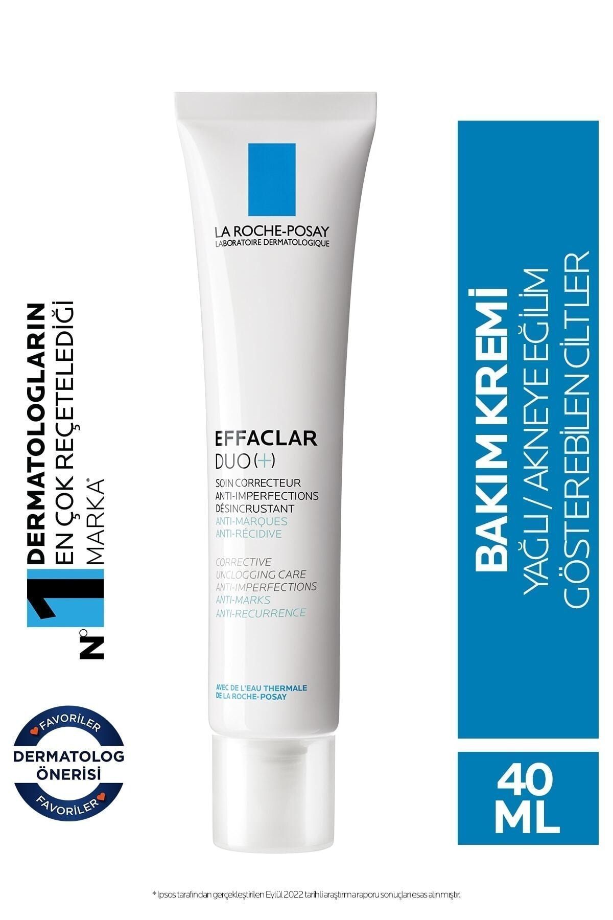 Yaglı Ve Akneye Eğilim Gösteren Ciltler Için Cilt Bakım Kremi 40.ml. (effaclar Duo(+) )