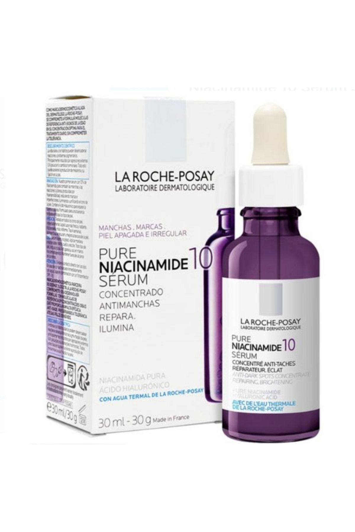 Hassas Ciltlerdeki Koyu Lekler İçin La Roche Posay Pure Niacinamide 10 Serum 30 ML